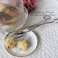Silver Server Pastry Sandwich Tongs Vintage Elegant Party Afternoon Tea  Silver Server Downton Austen Cottage Shabby Chic Tea Gift WhenRosesBloom