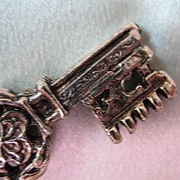 Vintage Pin Retro Key Jewelry Boho Victorian Steampunk Style Pin for Hat Lapel Scarf Kappa Kappa Gamma Style  WhenRosesBloom