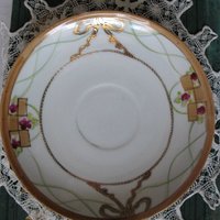 Vintage Tea Cup Nippon China Japan Retro Tea Dainty TeaTime Gift Gold Bow Farmhouse Cottage Shabby Chic Downton Abbey Style WhenRosesBloom