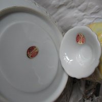 Vintage Teacup Yellow Mid Century Footed  Japan Lusterware MOP TeaTime Gift Victoria Downton Abbey Tea Cottage Shabby Chic WhenRosesBloom