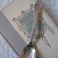 Silver Spoon Sugar or Jam spoon Vintage Tea Time Art Deco Classic Tea Gift Victoria Downton Shabby Chic Cottage  Decor WhenRosesBloom