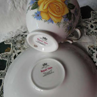 Vintage Tea Cup Yellow Roses English Bone China Retro Classic TeaTime Gift Mid Century Shabby Chic Downton Abbey Style WhenRosesBloom