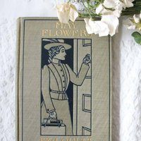 Vintage Antique Book Louisa May Alcott  Rare 1st Edition 1st work May Flowers  Library Decor Gift Juvenile Child Literature WhenRosesBloom