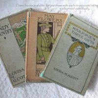 Vintage Antique Book Louisa May Alcott 1st Edition The Candy Country  Rare  Library Decor Gift Juvenile Child Literature WhenRosesBloom
