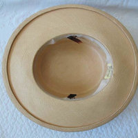 Vintage Hat Straw Boater Panama Italian Tailored Elegance Mid Century Suburbia Retro Cosplay Swansons Miss Phyrne Fisher   WhenRosesBloom