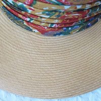 Vintage Hat Straw Boater Panama Italian Tailored Elegance Mid Century Suburbia Retro Cosplay Swansons Miss Phyrne Fisher   WhenRosesBloom