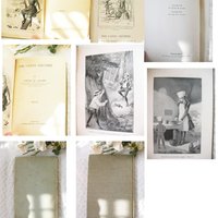 Vintage Antique Book Louisa May Alcott 1st Edition The Candy Country  Rare  Library Decor Gift Juvenile Child Literature WhenRosesBloom