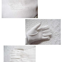 White Gloves  Opera Matinee Vintage Tea Party Dance Wedding Retro Mid Century Downton Titanic Jane Austen FREE SHIPPING US When Roses Bloom