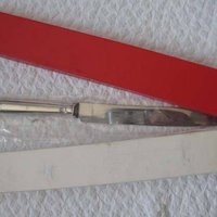 Vintage Silver Cake Knife English Sheffield Bride Wedding Bridal Gift  NOS new old stock classic Shell Elegant Tea Victoria WhenRosesBloom