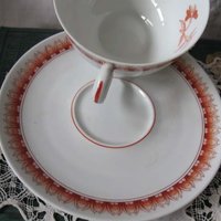 Vintage Teacup Orange Floral Limoges Haviland Shangai Shabby Chic Gentleman Man Tea Birthday Shower Girlfriend Wife Gift WhenRosesBloom