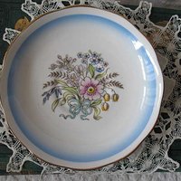 Teacup Royal Albert Floral Blue English Bone China Vintage Shabby Chic Tea Cup  Birthday Shower Tea Party Gift WhenRosesBloom
