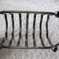 Vintage Silver Toast Rack Letter Holder Napkin English Estate Silver Tea Breakfast Shabby Chic Jane Austen Downton Abbey WhenRosesBloom