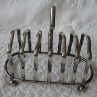 Vintage Silver Toast Rack Letter Holder Napkin English Estate Silver Tea Breakfast Shabby Chic Jane Austen Downton Abbey WhenRosesBloom
