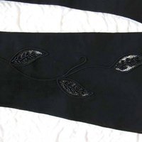 Vintage Gloves Black French Leather Matinee Elegant Mid Century Style Lady Mary Steampunk Goth Cosplay  Free Ship USA   WhenRosesBloom