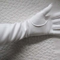White Gloves Matinee Wedding Tea Retro Vintage Mid Century Bride Bridesmaid Downton Austen Titanic Cosplay Free Ship  US When Roses Bloom