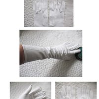 White Gloves Matinee Wedding Tea Retro Vintage Mid Century Bride Bridesmaid Downton Austen Titanic Cosplay Free Ship  US When Roses Bloom