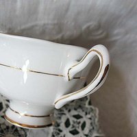 Teacup Royal Albert Floral Blue English Bone China Vintage Shabby Chic Tea Cup  Birthday Shower Tea Party Gift WhenRosesBloom