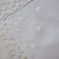 Vintage White Hanky Wedding Keepsake Remembrance Handkerchief Elegant Linen Heirloom Gift Classic Romantic Style Free ShipUS  WhenRosesBloom