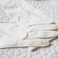 White Gloves Vintage Wedding Tea Retro Mid Century Matinee Bride Bridesmaid Downton J Austen Titanic  Cosplay Free Ship  US When Roses Bloom
