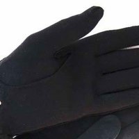 Vintage Black Gloves Sz 6+ Rhinestone Elegant Hollywood Glamour Dance Wedding Evening Cocktail Steampunk  NOS Free Ship US  WhenRosesBloom