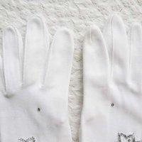 Vintage Long White Gloves  Wedding Dance Mid Century Retro Hollywood Glamour Miss Fisher Downton Cosplay FREE SHIP in US   WhenRosesBloom