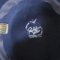 Vintage Hat Blue Wool Toque Sailor Bubble Classic Elegant 1950-60s Cosplay Mid Century Mod French schoolgirl Audrey Hepburn  WhenRosesBloom