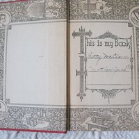 Vintage Mystery Book Red Retro Library Decorative Graphic Art Cover Juvenile Child Fiction Mystery Intrigue  WhenRosesBloom