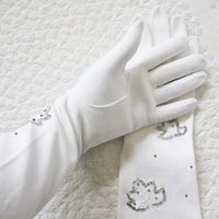 Vintage Long White Gloves  Wedding Dance Mid Century Retro Hollywood Glamour Miss Fisher Downton Cosplay FREE SHIP in US   WhenRosesBloom