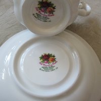 Tea Cup Old Country Roses Mommy & Me set Royal Albert English Bone China Rare Vintage Retro TeaTime Gift  Mid Century WhenRosesBloom