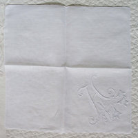 Vintage Madeira Hanky H Initial Monogram Wedding Keepsake Gift Handkerchief Remembrance Romantic Heirloom  Free Ship US WhenRosesBloom