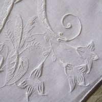 Vintage Madeira Hanky H Initial Monogram Wedding Keepsake Gift Handkerchief Remembrance Romantic Heirloom  Free Ship US WhenRosesBloom
