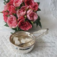 Vintage Silver Sugar Tongs Tea Candy Bon Bon Server Tea Time Downton Abbey Classic Tea Cottage Shabby Chic Decorative Gift WhenRosesBloom