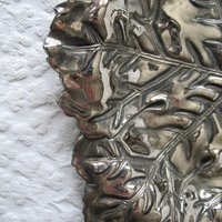 Vintage Silver Embossed Dish Grapes Tea Party Wedding Birthday Entertaining Tea Gift Silver Rococo Elegant Shabby Chic   WhenRosesBloom