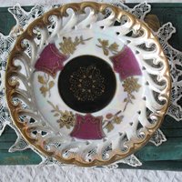 Vintage Footed Tea Cup Rose Pink Gold Floral Japan Tea Gift Cottage Farmhouse Style Elegant Shabby Chic Mid Century Tea Style WhenRosesBloom