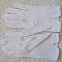 Vintage White Gloves Sz 6.5 Tailored Retro Tea Mid Century Wedding Bride Bridesmaid Downton Miss Fisher Cosplay WhenRosesBloom