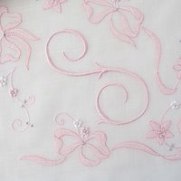 Vintage Hanky S Initial Monogram Pink Wedding Keepsake Remembrance Heirloom Madeira Embroidery Handkerchief Free Ship  US  WhenRosesBloom