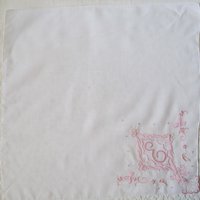 Vintage Madeira Hanky E Initial Monogram Pink Embroidery Wedding Keepsake Gift Handkerchief Remembrance Heirloom FREE SHIP US WhenRosesBloom