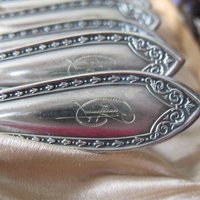 Silver Tea Spoons Sheraton Pattern Set 6 Circa 1910 Vintage Tea Dessert Presentation Box Gift  Antique Victorian WhenRosesBloom
