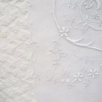 Vintage White Hanky G Initial Monogram Madeira Embroidery Wedding Keepsake Remembrance Heirloom  Handkerchief  Free Ship  US  WhenRosesBloom