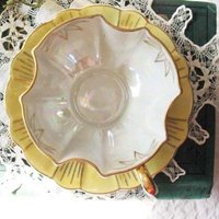 Vintage Yellow Fancy Tea Cup Royal Sealy Japan Mid Century Retro Tea Gift Downton Abbey Elegant Tea Cottage Shabby Chic When Roses Bloom