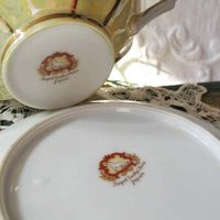 Vintage Yellow Fancy Tea Cup Royal Sealy Japan Mid Century Retro Tea Gift Downton Abbey Elegant Tea Cottage Shabby Chic When Roses Bloom