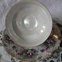 Vintage Footed Tea Cup Violets Japan Mid Century Retro Dainty Tea Time Gift Victoria Downton Tea Elegant Farm Shabby Chic  WhenRosesBloom