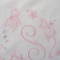 Vintage Hanky S Initial Monogram Pink Wedding Keepsake Remembrance Heirloom Madeira Embroidery Handkerchief Free Ship  US  WhenRosesBloom