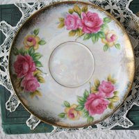 Vintage Footed Tea Cup Pink Roses Made Japan Mid Century Retro Elegant Tea Gift Victoria Downtown Tea Cottage Shabby Chic WhenRosesBloom