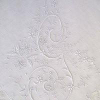 Vintage White Hanky G Initial Monogram Madeira Embroidery Wedding Keepsake Remembrance Heirloom  Handkerchief  Free Ship  US  WhenRosesBloom