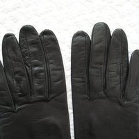 Vintage Gloves Black Kid Leather Matinee Mid Century Style NOS Lg Size Downton Miss Fisher Steampunk Cosplay Free  Ship USA   WhenRosesBloom