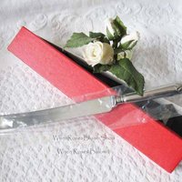 Vintage Silver Cake Knife English Sheffield Bride Wedding Bridal Gift  NOS new old stock classic Shell Elegant Tea Victoria WhenRosesBloom