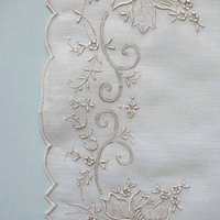 Vintage Madeira Hanky Antique Ornate Heirloom Wedding Keepsake Remembrance Heirloom Embroidery Free Ship  US  WhenRosesBloom