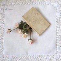 Vintage White Hanky Crochet Lace Wedding Heirloom Classic Keepsake  Remembrance Handkerchief Baby Gift   Free shipping in US  WhenRosesBloom