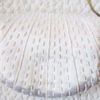 White Beaded Purse Vintage  Mid Century Retro Evening Purse Wedding Classic Dance Cocktail Party 20s Gatsby Cosplay Style NOS WhenRosesBloom